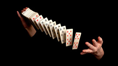 Tarjeta mágica del cambio de la broche de la tecnología de la tarjeta/trucos mágicos de los naipes fáciles aprender