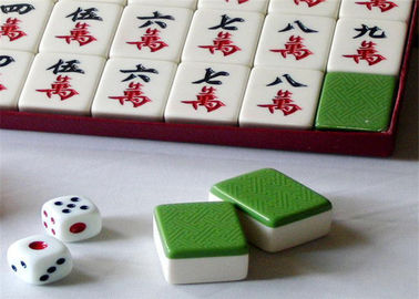 Azul/verde Mahjong trasero teja los dispositivos de engaño de Mahjong con las marcas del IR para engañar