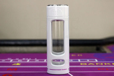 El escáner blanco del póker de la cámara de la botella de agua para el código de barras marcó tarjetas y el analizador del póker