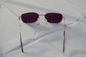 Gafas de sol luminosas clásicas Tarjetas marcadas Lentes de contacto Violeta Púrpura