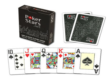 La estrella del póker de Copag del tramposo del póker marcó los naipes, trucos de cartas marcados de la cubierta
